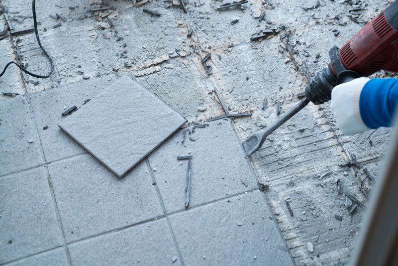 Hardwood Floor Demolition detail