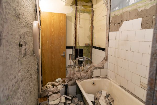 Shower Tile Demolition in Cedar Falls